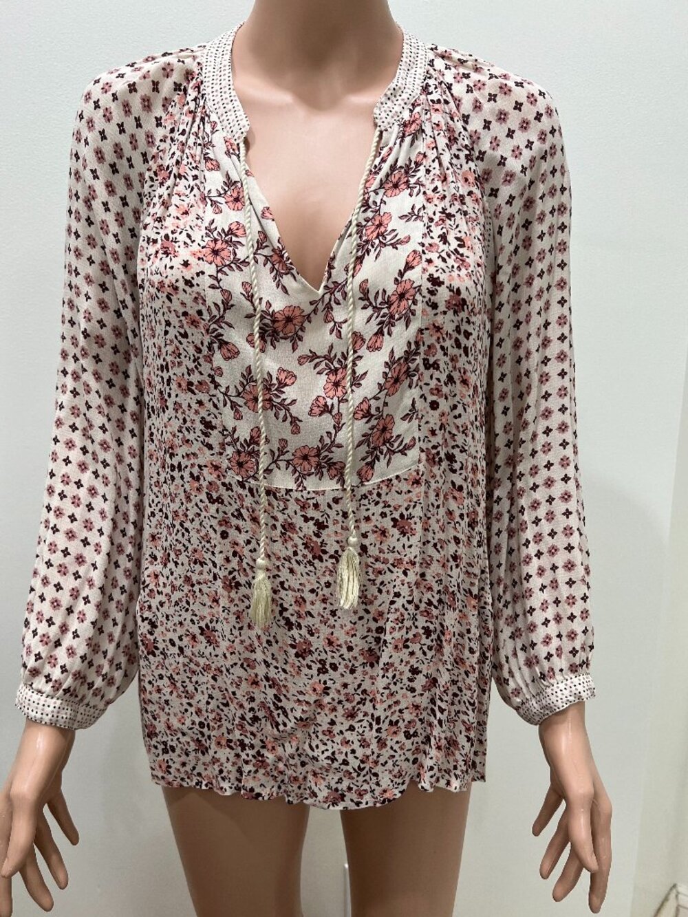 Lucky Brand floral print blouse